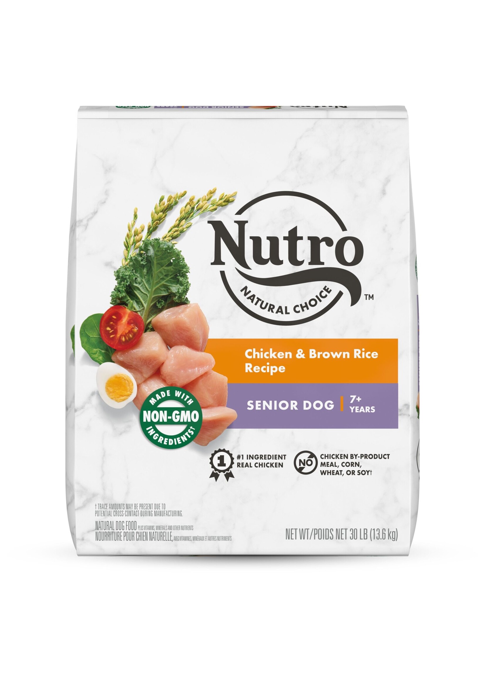 Nutro Nutro Natural Choice Senior Dry Dog Food Chicken & Brown Rice - 30 lb