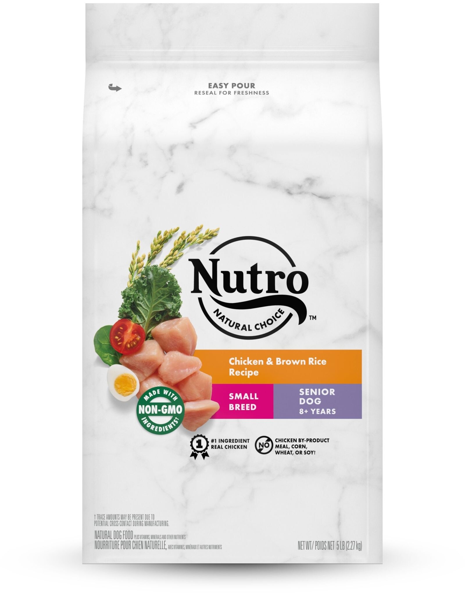 Nutro Nutro Natural Choice Senior Small Breed Dry Dog Food Chicken & Brown Rice - 5 lb