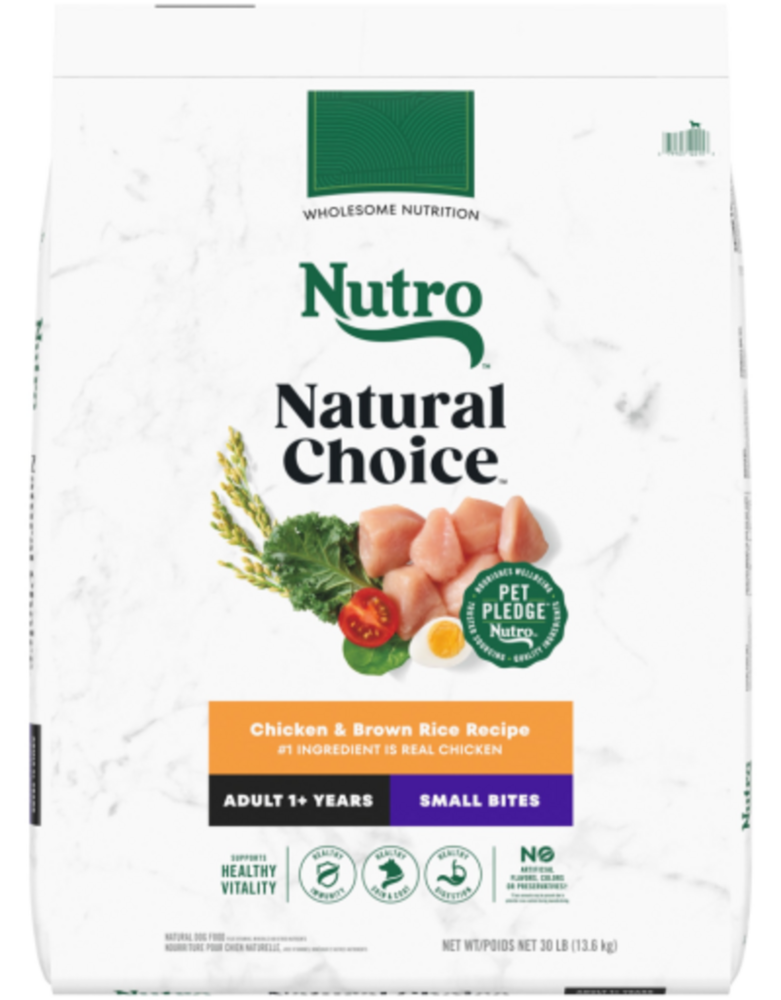 Nutro Nutro Natural Choice Small Bites Adult Dry Dog Food Chicken & Brown Rice - 30 lb