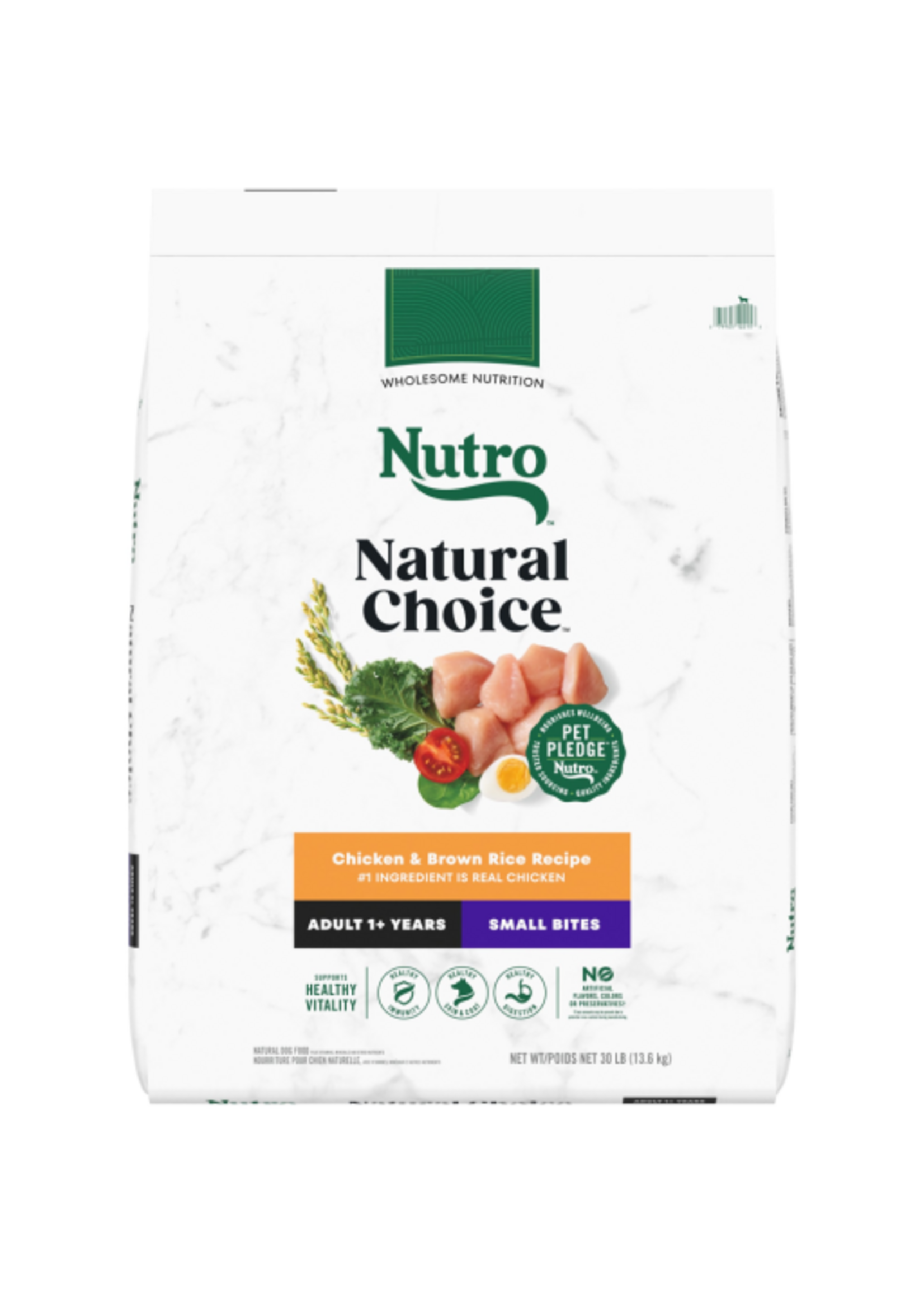 Nutro Nutro Natural Choice Small Bites Adult Dry Dog Food Chicken & Brown Rice - 30 lb