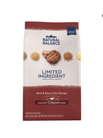 Natural Balance Natural Balance L.I.D. Beef & Brown Rice Dry Dog Food - 24 lb