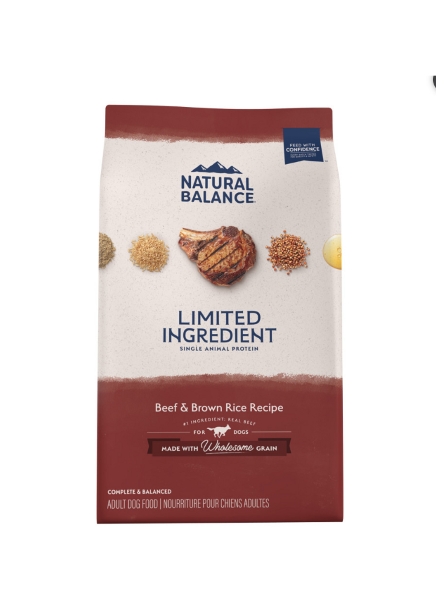 Natural Balance Natural Balance L.I.D. Beef & Brown Rice Dry Dog Food - 24 lb