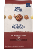 Natural Balance Natural Balance L.I.D. Beef & Brown Rice Dry Dog Food - 4 lb