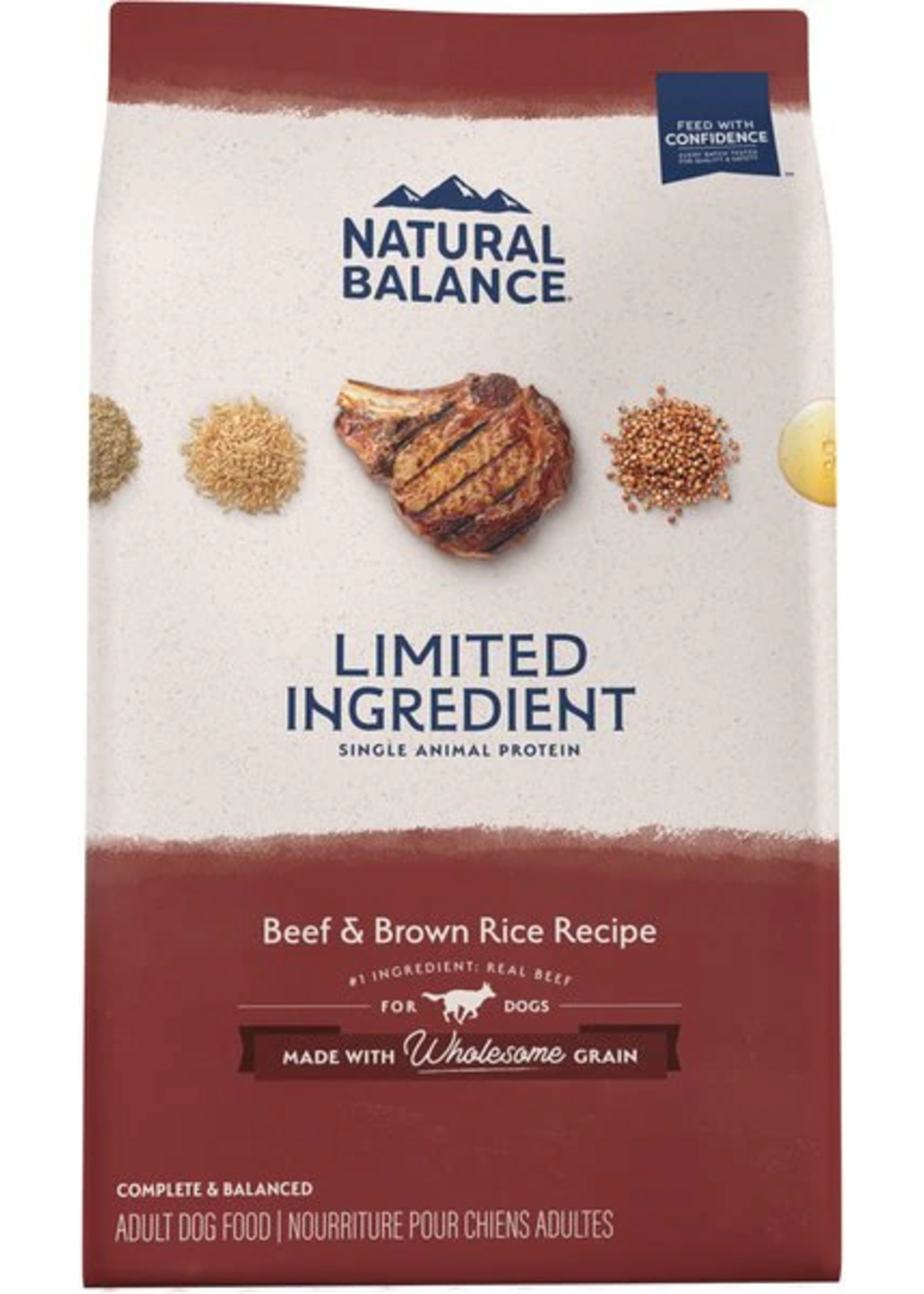 Natural Balance Natural Balance L.I.D. Beef & Brown Rice Dry Dog Food - 4 lb