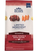 Natural Balance Natural Balance L.I.D. Grain Free Bison & Sweet Potato Dry Dog Food - 12 lb