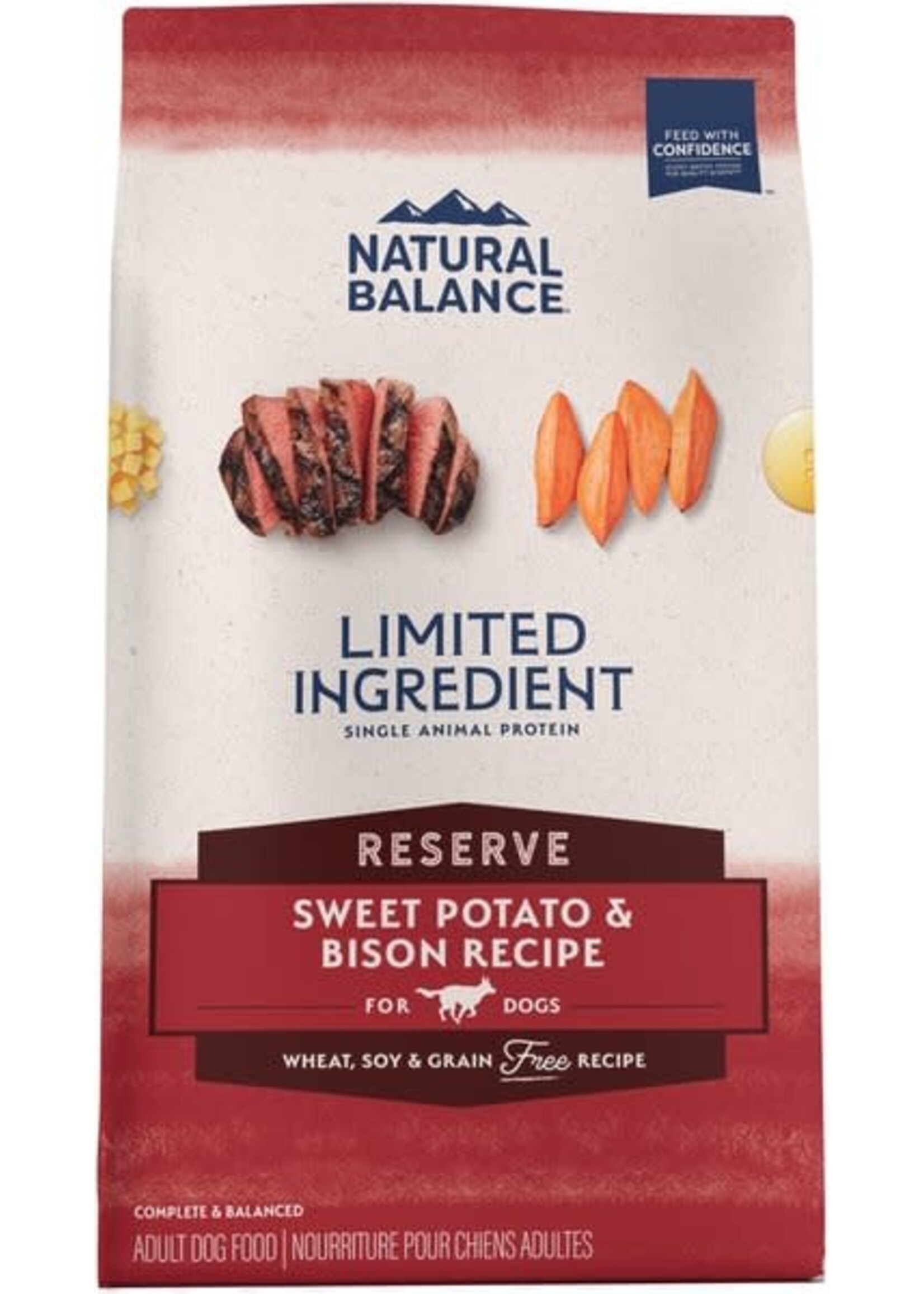Natural Balance Natural Balance L.I.D. Grain Free Bison & Sweet Potato Dry Dog Food - 4 lb