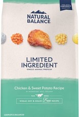 Natural Balance Natural Balance L.I.D. Grain Free Chicken & Sweet Potato Dry Dog Food - 24 lb
