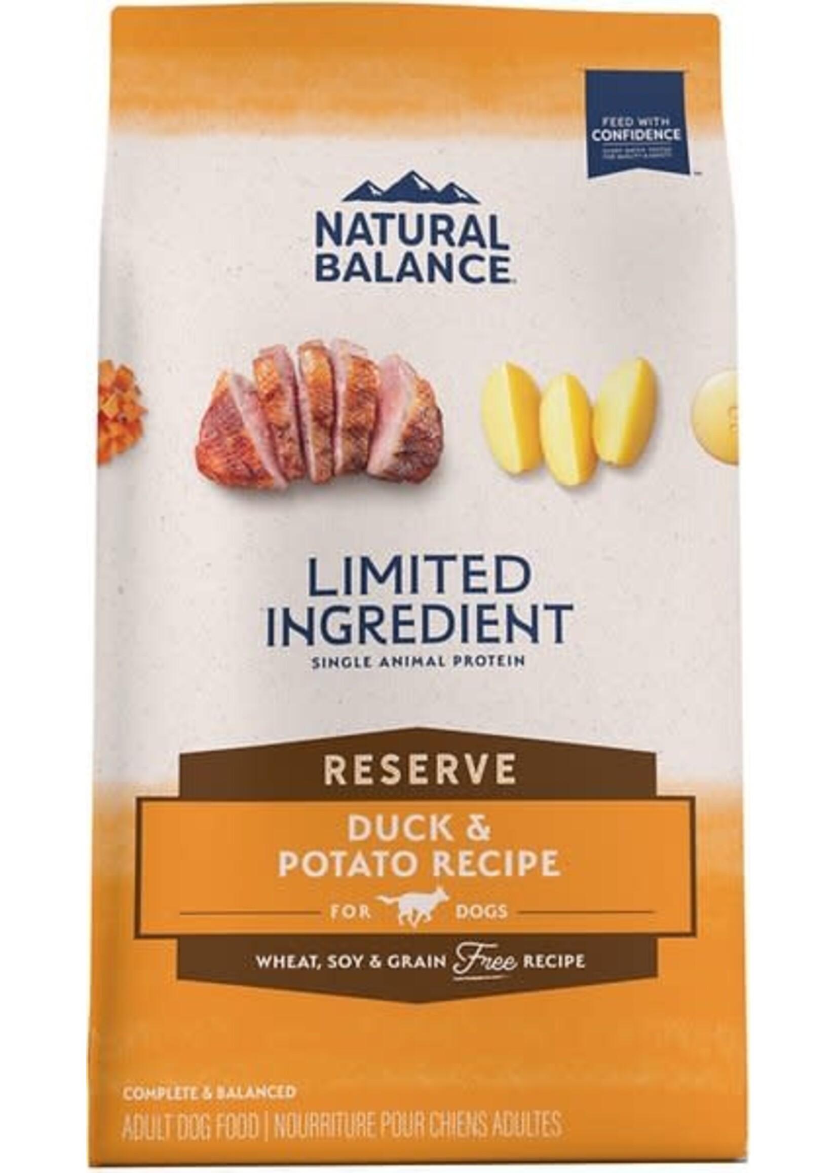 Natural Balance Natural Balance L.I.D. Grain Free Duck & Potato Dry Dog Food - 4 lb