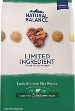 Natural Balance Natural Balance L.I.D. Lamb & Brown Rice Dry Dog Food - 4 lb