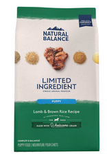 Natural Balance Natural Balance L.I.D. Lamb & Brown Rice Puppy Dry Dog Food - 4 lb