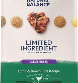 Natural Balance Natural Balance L.I.D. Large Breed Lamb & Brown Rice Dry Dog Food - 26 lb