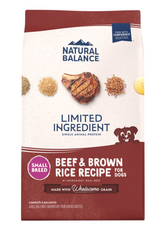 Natural Balance Natural Balance L.I.D. Small Breed Beef & Brown Rice Dry Dog Food - 4 lb