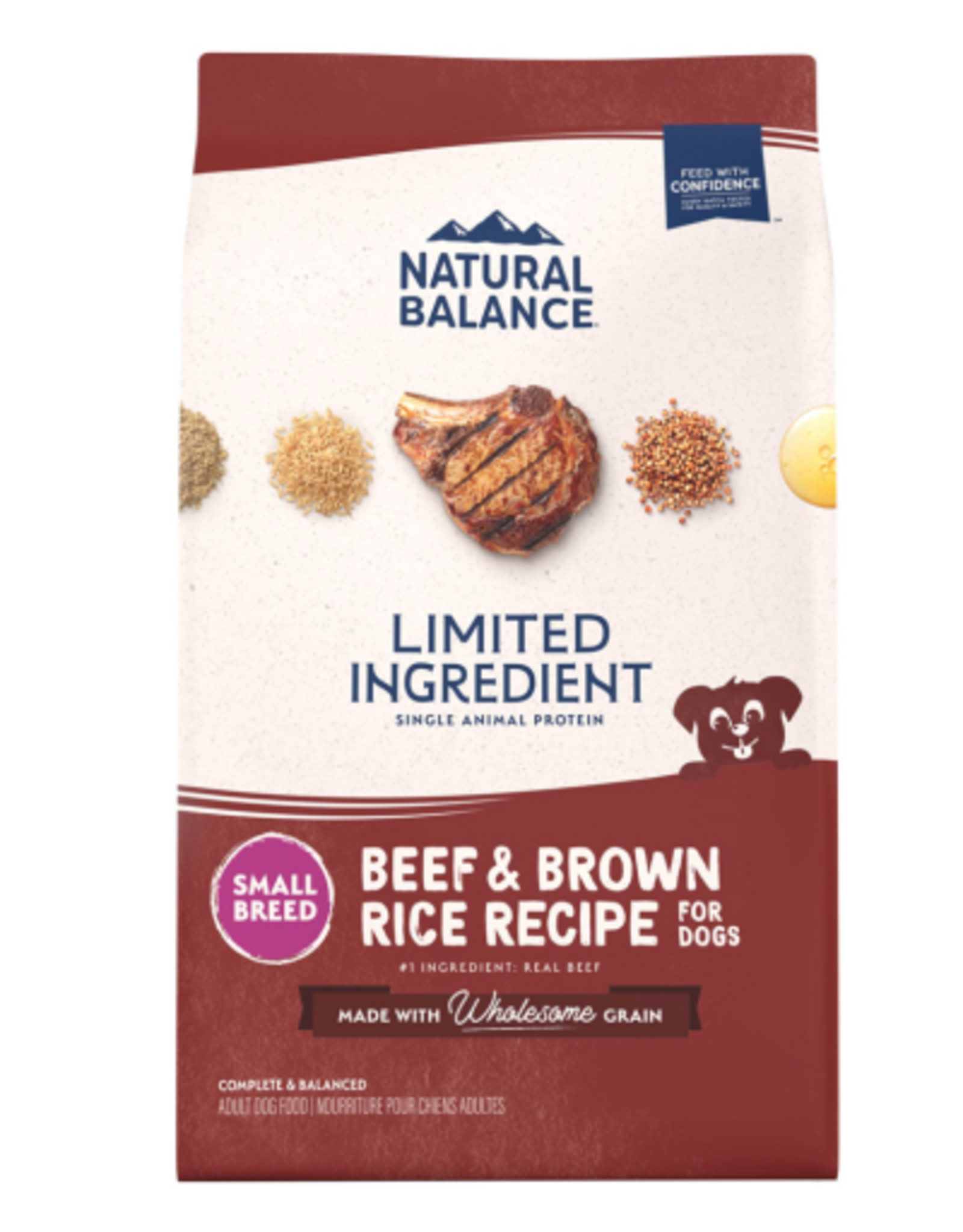 Natural Balance Natural Balance L.I.D. Small Breed Beef & Brown Rice Dry Dog Food - 4 lb