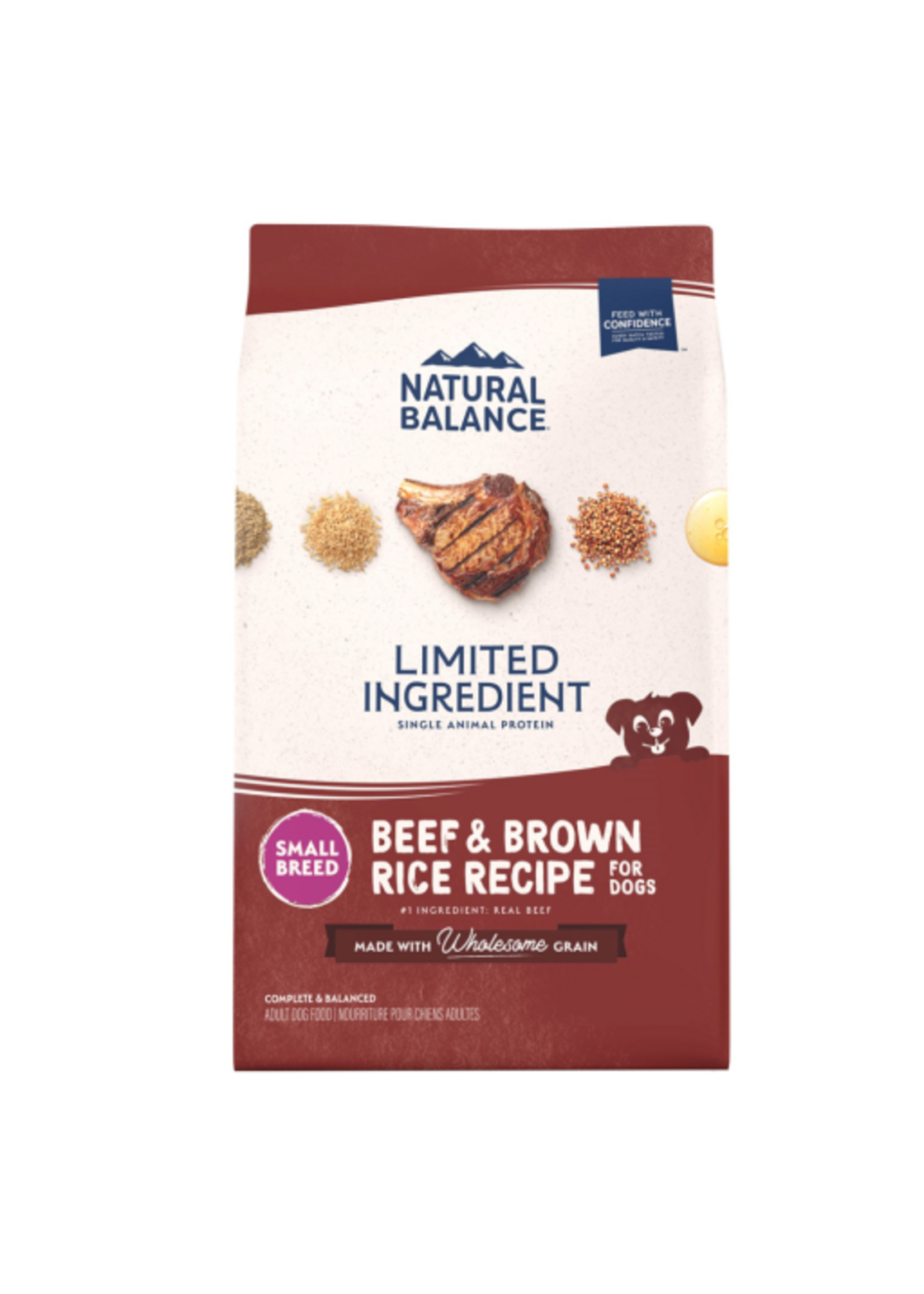 Natural Balance Natural Balance L.I.D. Small Breed Beef & Brown Rice Dry Dog Food - 4 lb