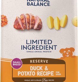 Natural Balance Natural Balance L.I.D. Small Breed Duck & Potato Dry Dog Food - 12 lb