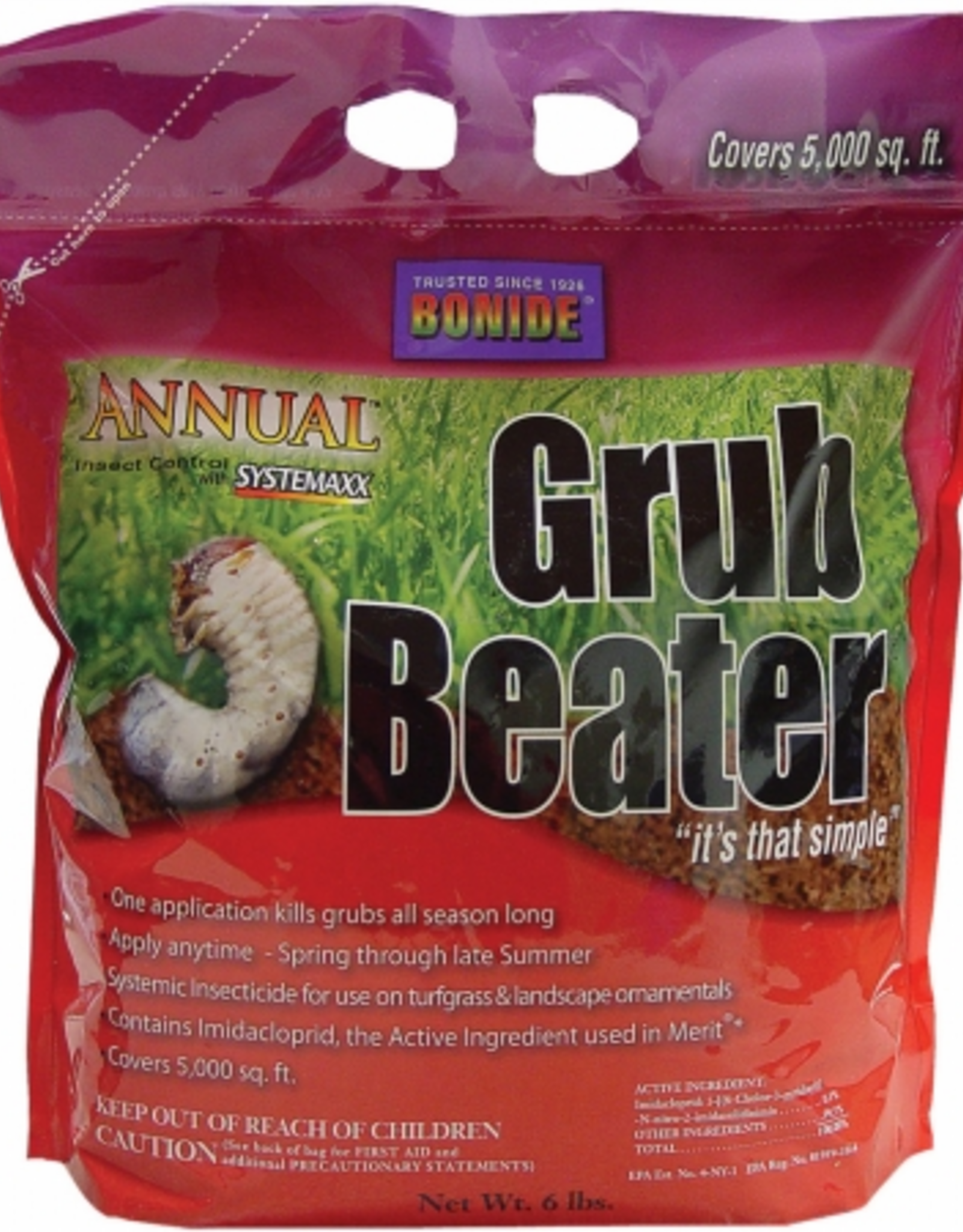 Bonide Annual Grub Beater Insect Control With Systemaxx - 6 lb