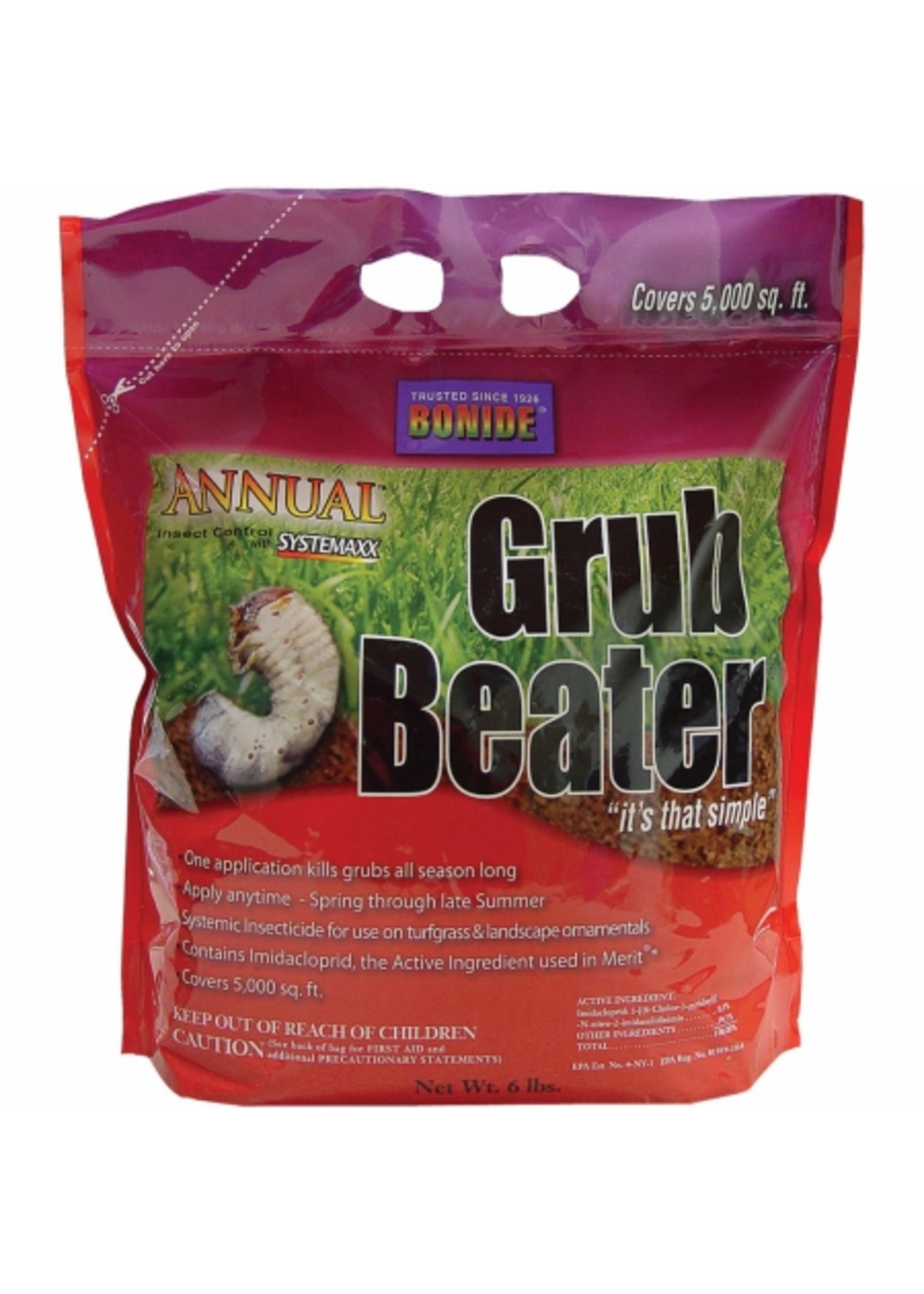Bonide Annual Grub Beater Insect Control With Systemaxx - 6 lb