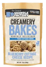 K9 Granola Factory K9 Granola Creamery Bakes Blueberry Cottage Cheese Dog Treats - 12 oz