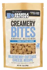 K9 Granola Factory K9 Granola Creamery Bites Blueberry Cottage Cheese Dog Treats - 12 oz