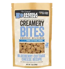 K9 Granola Factory K9 Granola Creamery Bites Blueberry Cottage Cheese Dog Treats - 12 oz