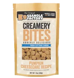 K9 Granola Factory K9 Granola Creamery Bites Pumpkin Cheesecake Dog Treats - 12 oz