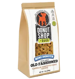 K9 Granola Factory K9 Granola Mini Donuts Vanilla Confetti Dog Treats - 12 oz
