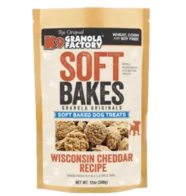 K9 Granola Factory K9 Granola Soft Bakes Wisconsin Cheddar Dog Treats - 12 oz