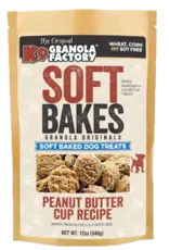 K9 Granola Factory K9 Granola Soft Bakes Peanut Butter Cup Dog Treats - 12 oz