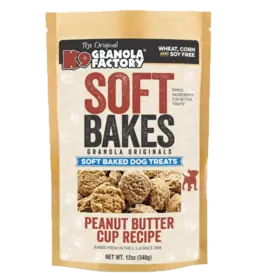 K9 Granola Factory K9 Granola Soft Bakes Peanut Butter Cup Dog Treats - 12 oz