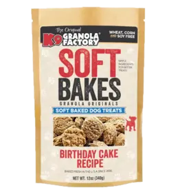 K9 Granola Factory K9 Granola Soft Bakes Birthday Cake Dog Treats - 12 oz