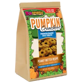 K9 Granola Factory K9 Granola Pumpkin Crunchers Peanut Butter & Banana Dog Treats - 14 oz