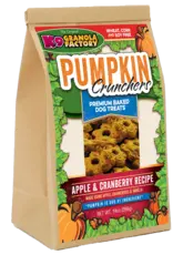K9 Granola Factory K9 Granola Pumpkin Crunchers Apple Cranberry Dog Treats - 14 oz