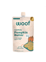 Woof Woof Dog Lickwells PumpkinButter 12oz