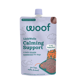 Woof Woof Dog Lickwells Calming Support 12oz