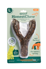 Woof Woof Dog Honest chew Meaty Ygnawt Chew Large