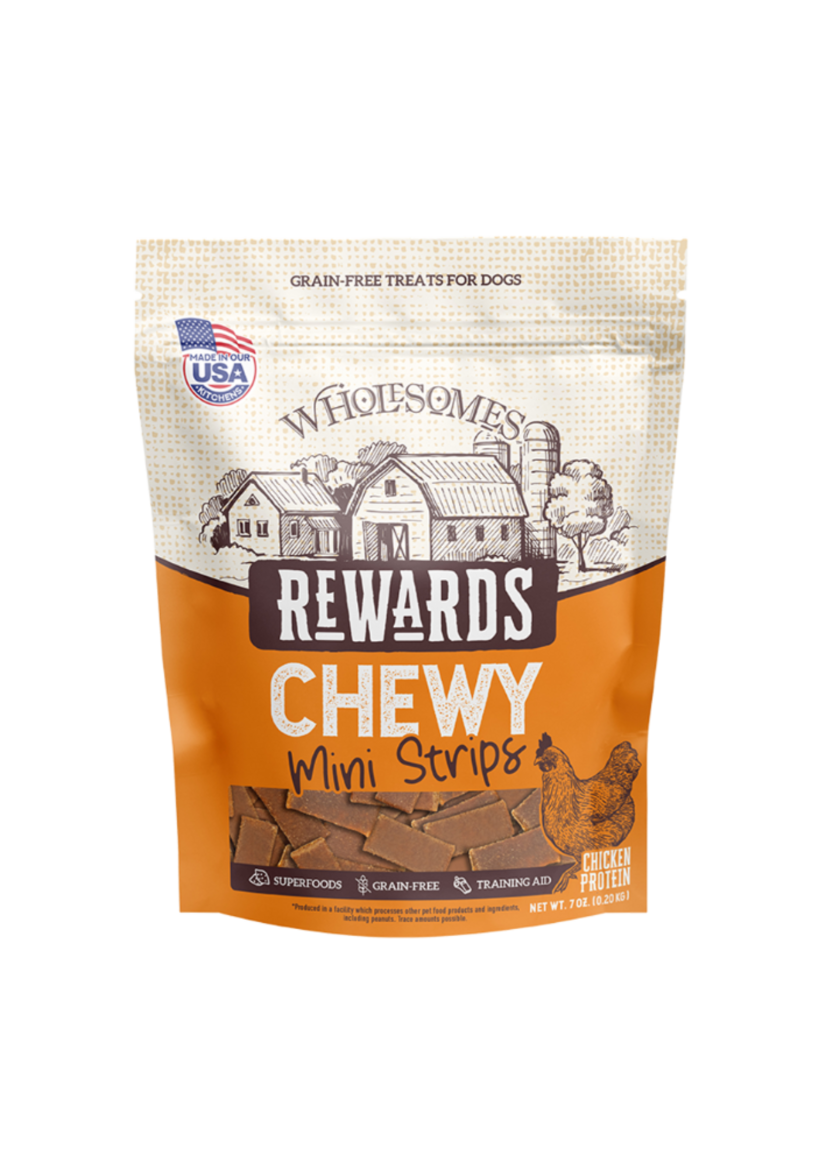 Sportmix Wholesomes Rewards Chewy Mini Chicken Strips - 7 oz