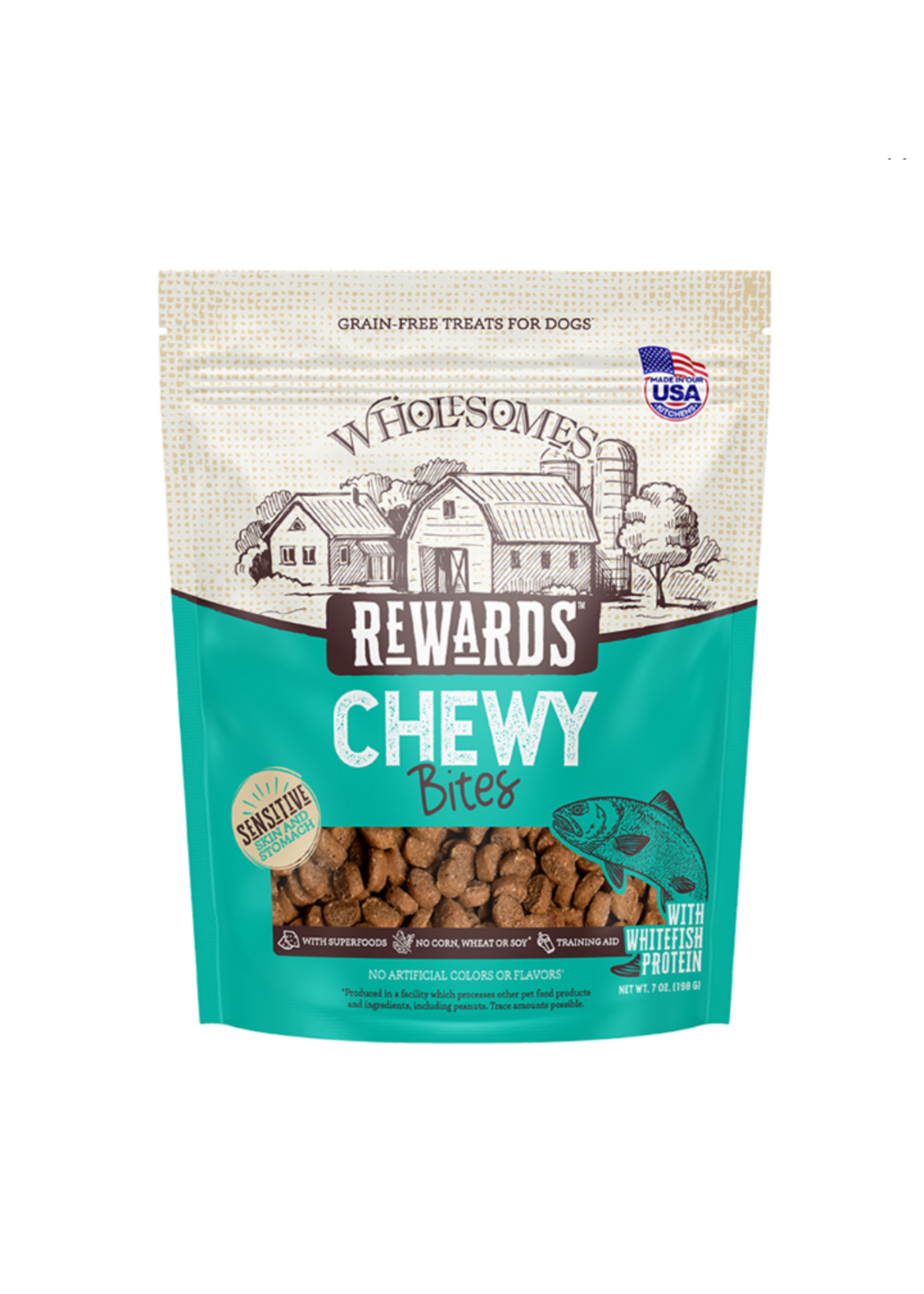 Sportmix Wholesomes Rewards Chewy Whitefish Bites - 7 oz