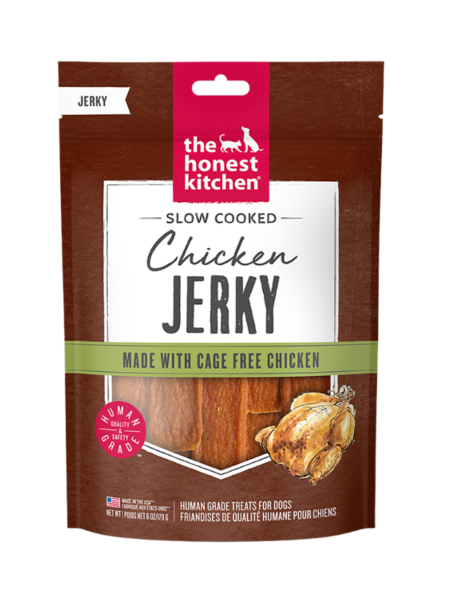 The Honest Kitchen The Honest Kitchen Slow Cooked Chicken Jerky 6oz