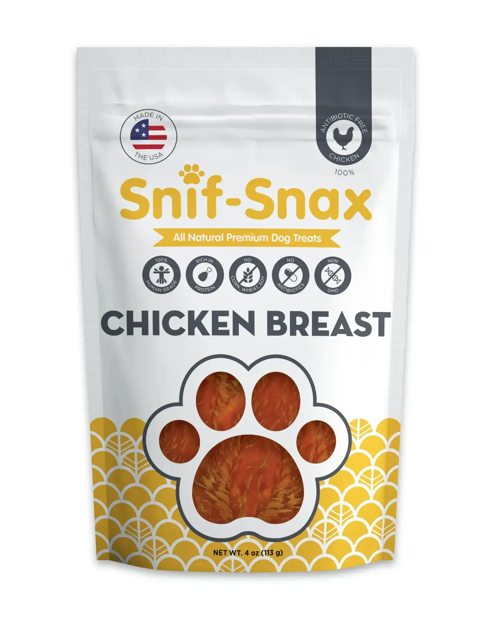 Snif Snax Smoked Chicken Breast Dog Treats - 4 oz