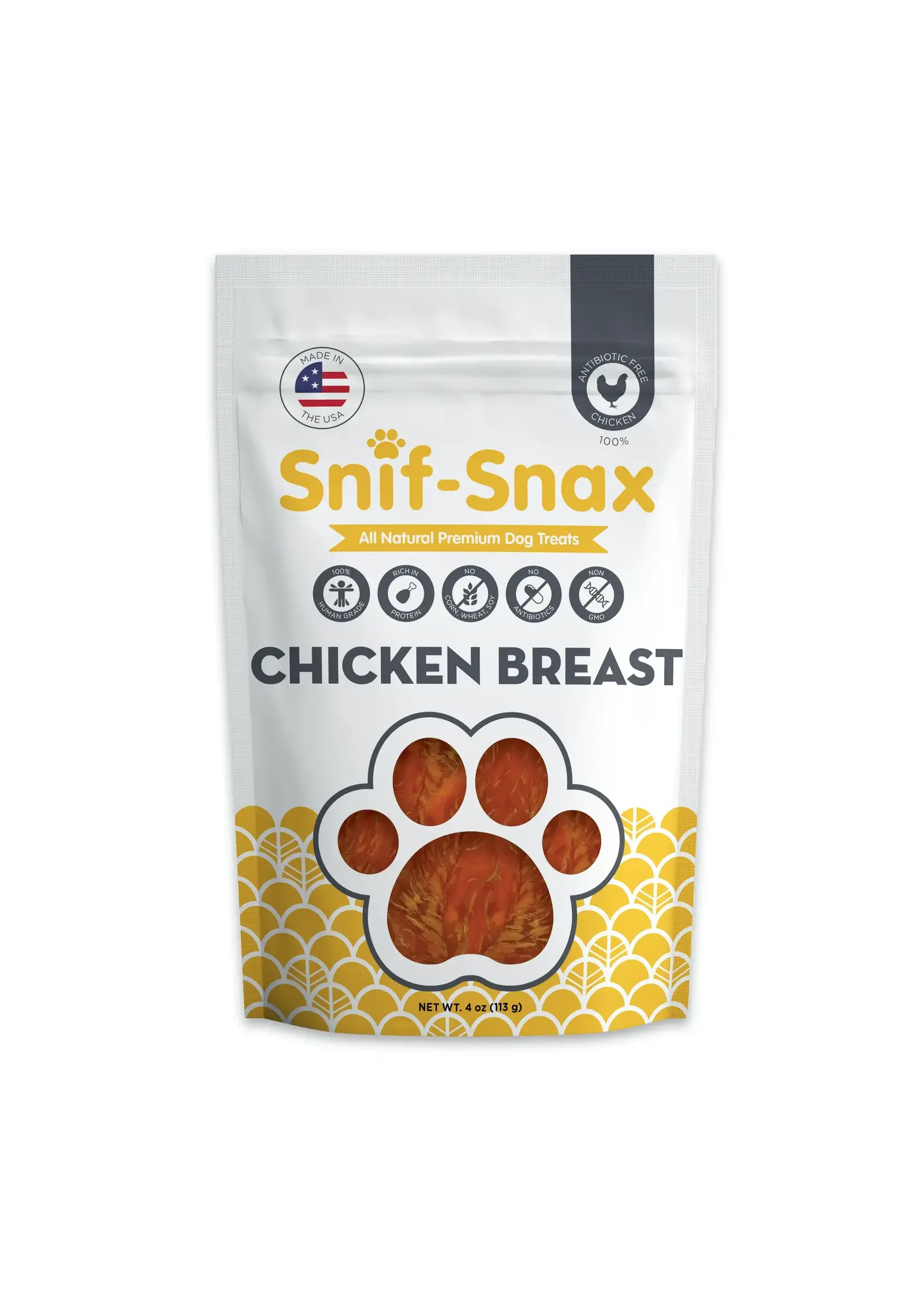 Snif Snax Smoked Chicken Breast Dog Treats - 4 oz