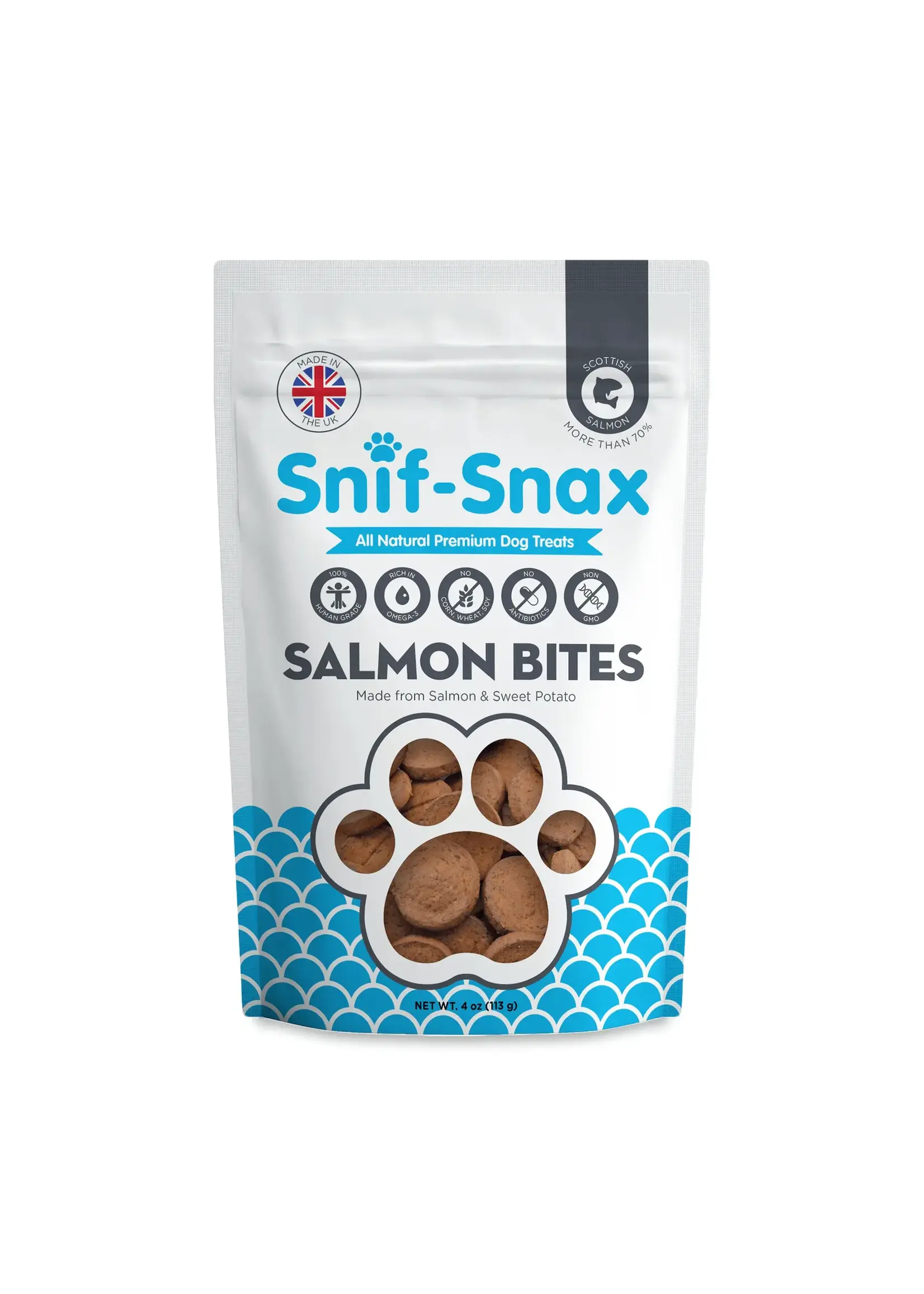 Snif Snax Salmon Bites Dog Treats - 3 oz