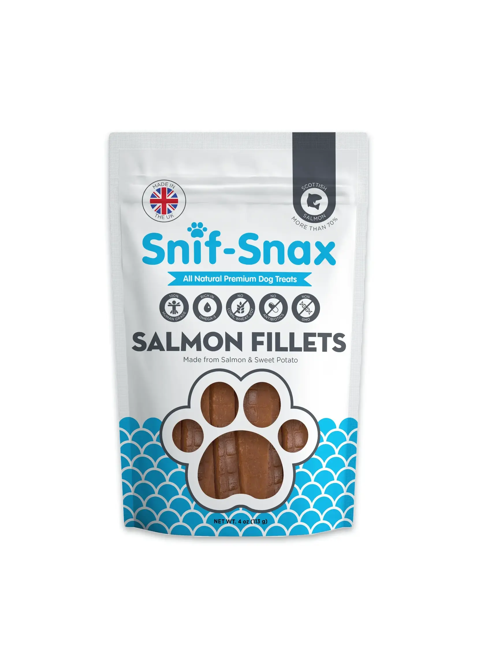 Snif Snax Salmon Fillets Dog Treats - 3 oz