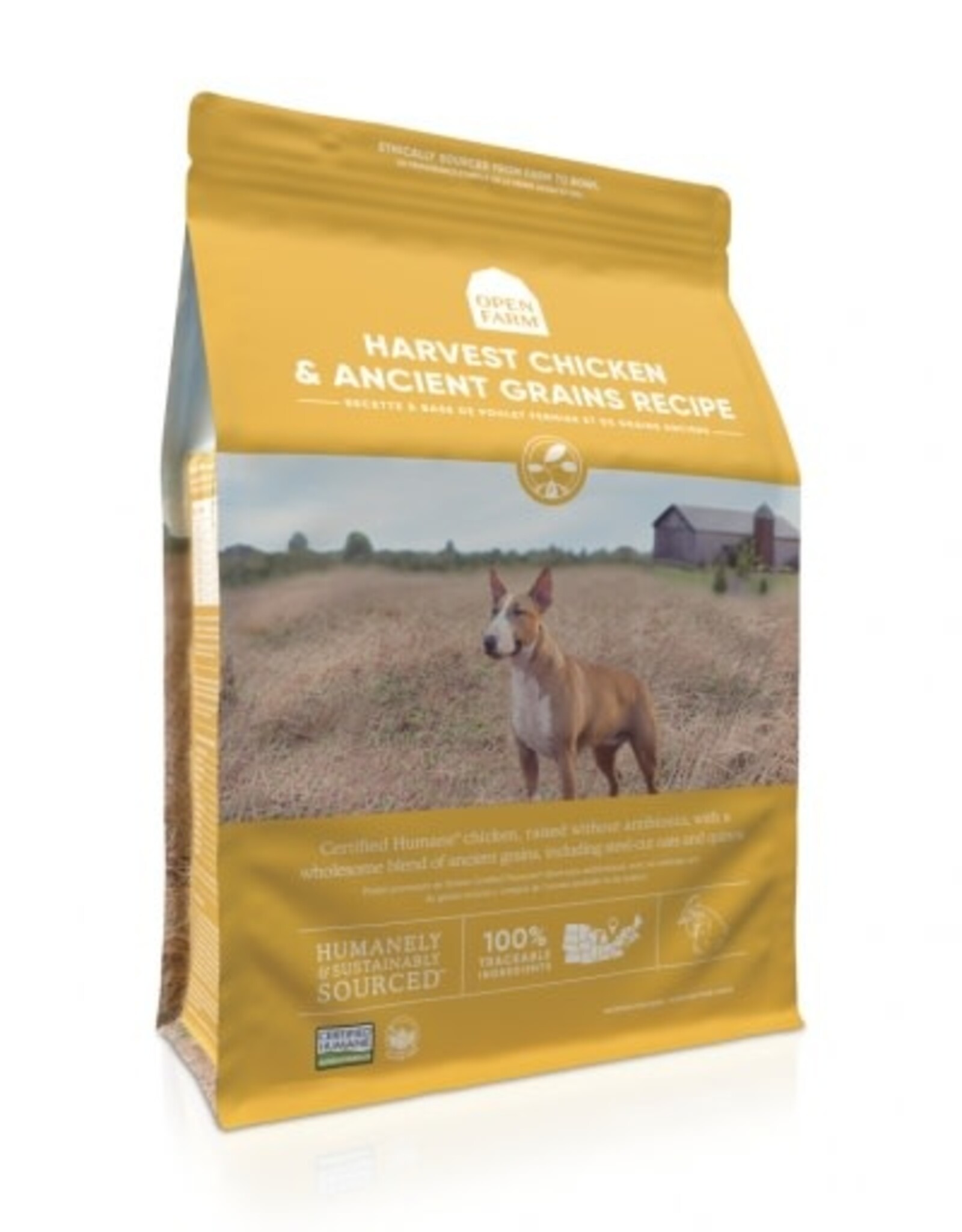 Open Farm Harvest Chicken & Ancient Grains Dry Dog Food - 22 Lb