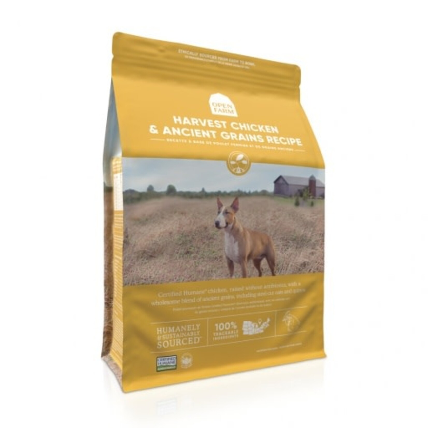 Open Farm Harvest Chicken & Ancient Grains Dry Dog Food - 22 Lb