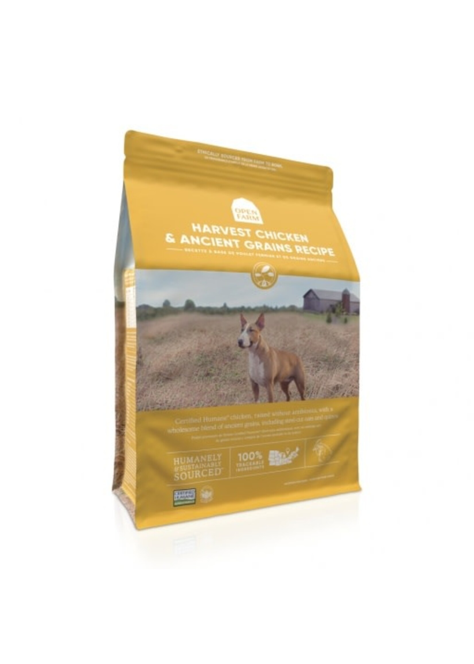 Open Farm Harvest Chicken & Ancient Grains Dry Dog Food - 22 Lb