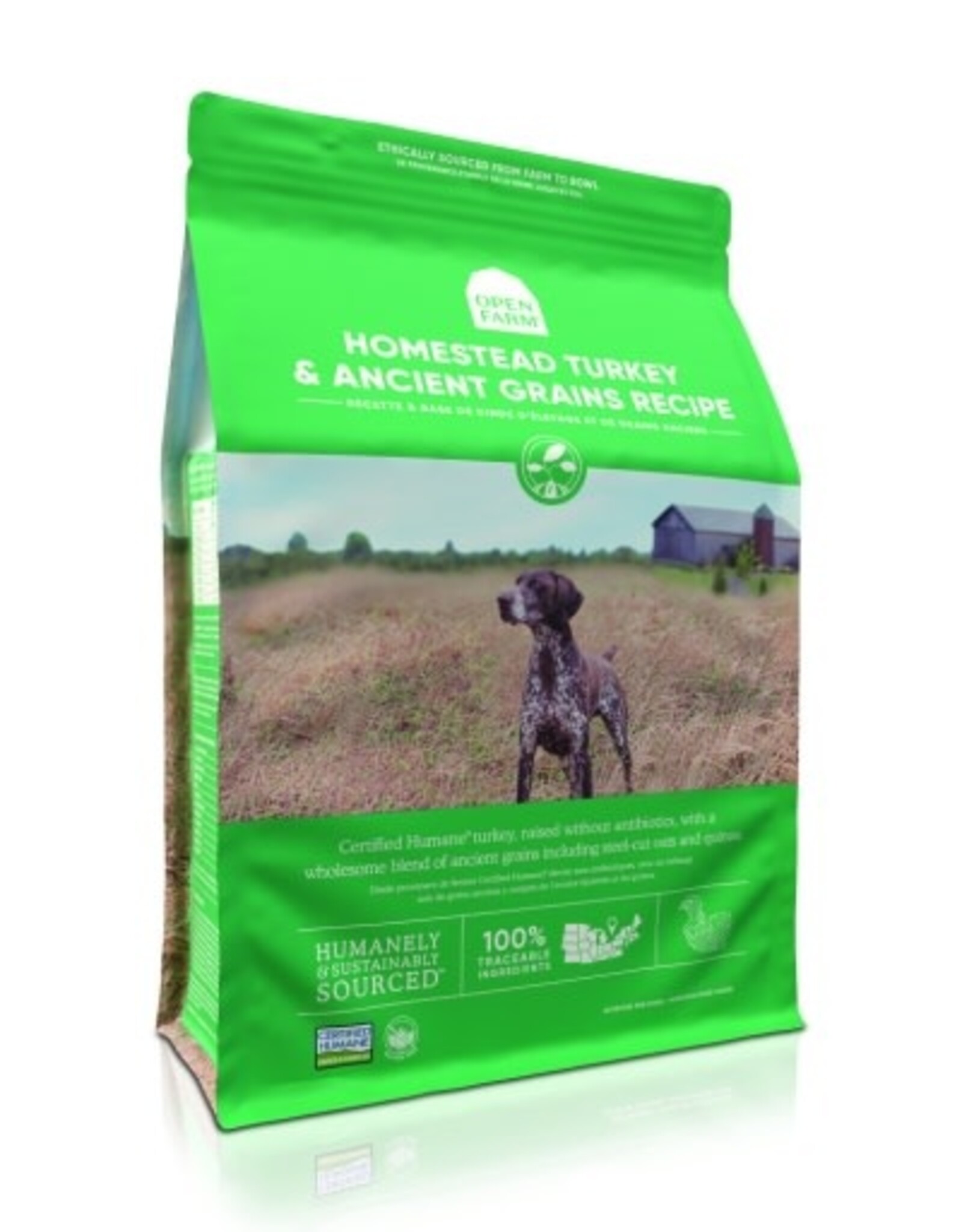 Open Farm Homestead Turkey & Ancient Grains Dry Dog Food - 22 Lb