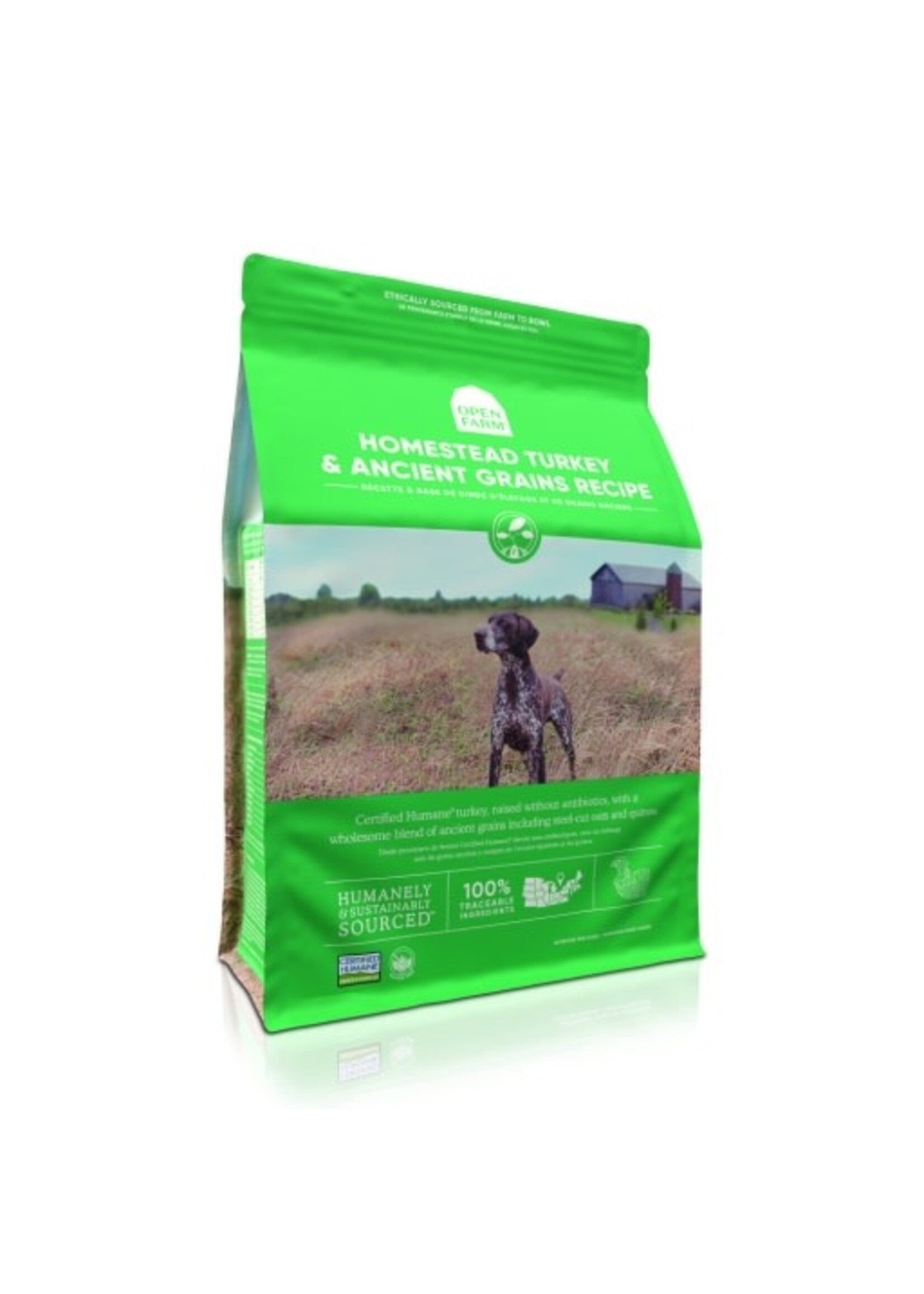 Open Farm Homestead Turkey & Ancient Grains Dry Dog Food - 22 Lb
