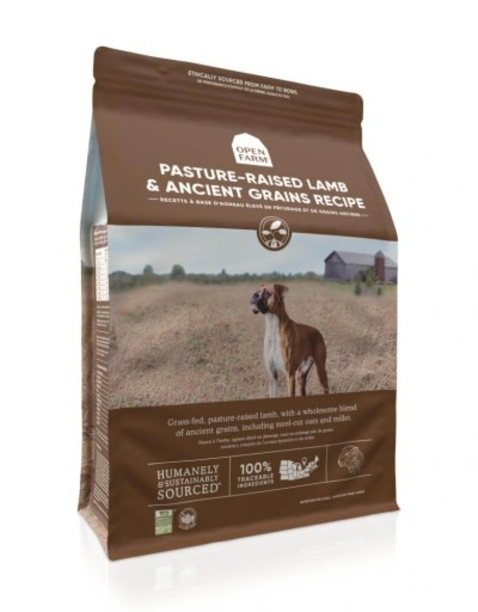 Open Farm Pasture Raised Lamb & Ancient Grains Dry Dog Food - 4 lb