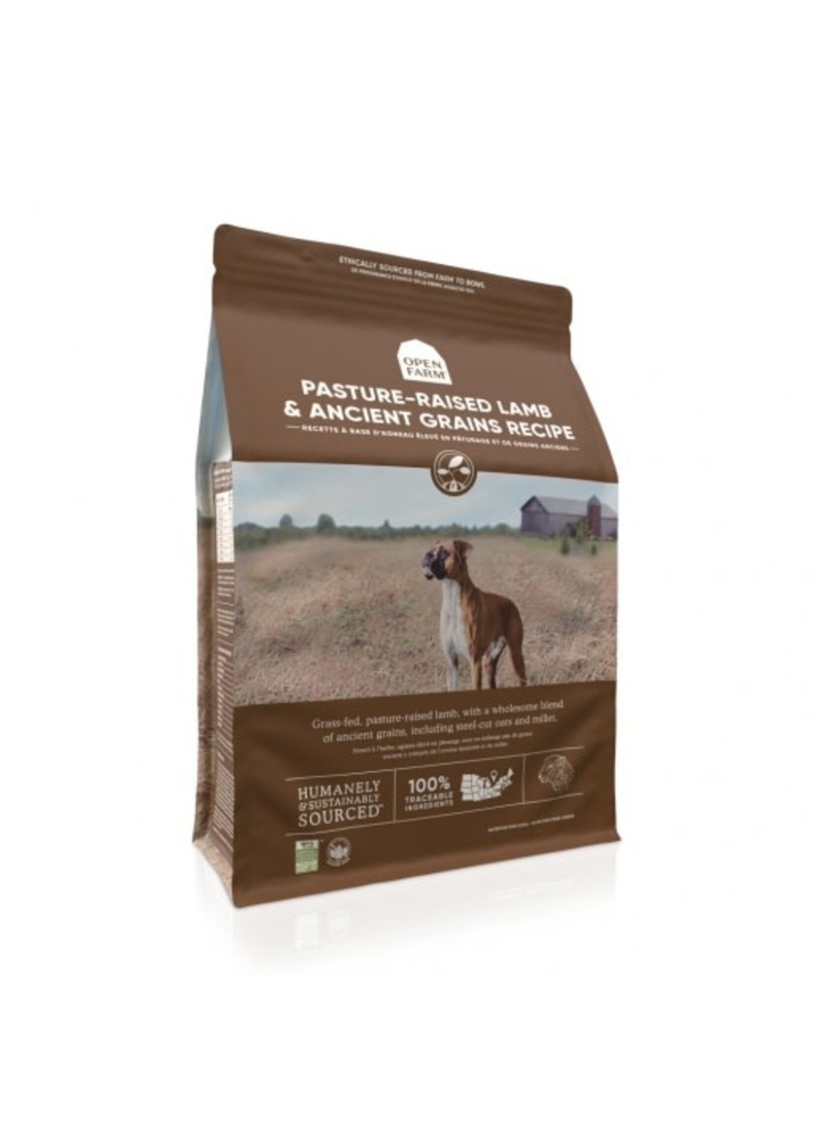 Open Farm Pasture Raised Lamb & Ancient Grains Dry Dog Food - 4 lb