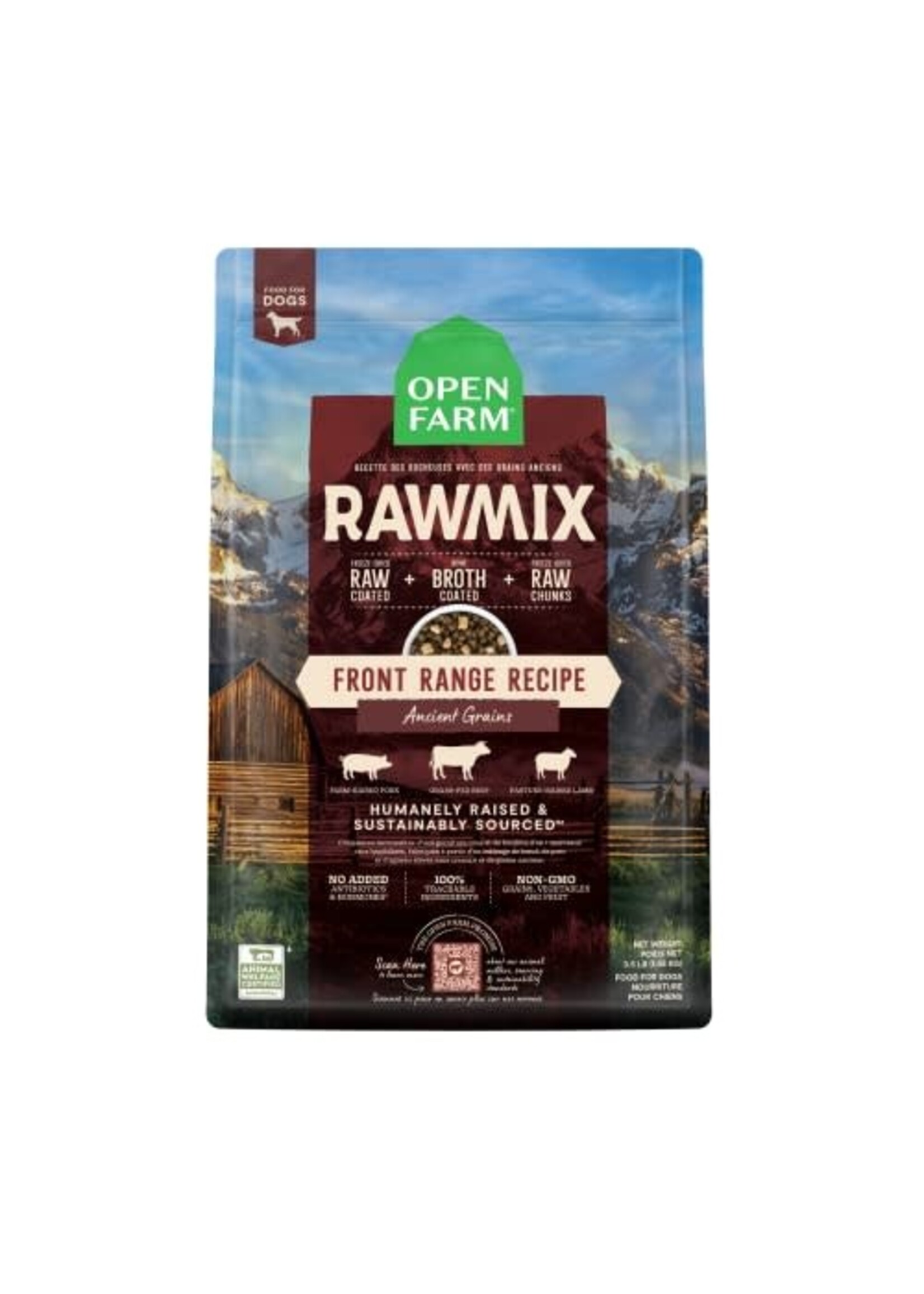 Open Farm RawMix Front Range Recipe with Ancient Grains Dry Dog Food - 20 Lb